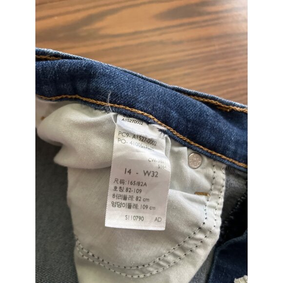 Signature Levi Strauss Heritage high-rise denim shorts size 14 - Picture 4 of 4